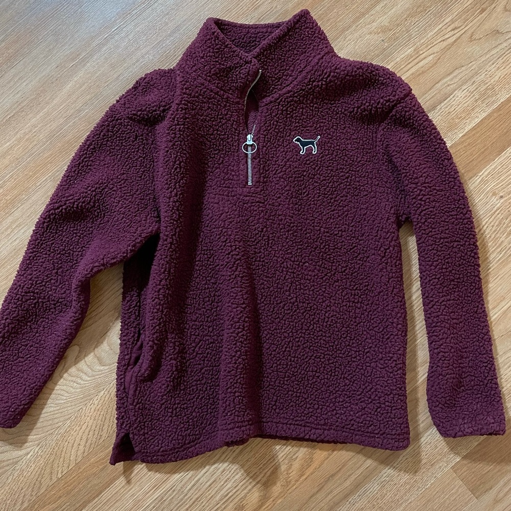 Pink Sherpa sweater